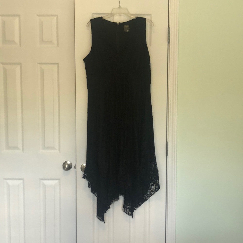Black lace dress